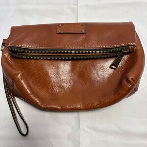 Patricia Nash Brown Leather Clutch